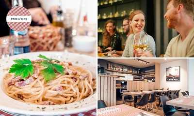Italiaans 3-gangendiner of -lunch à la carte bij Pane & Vino