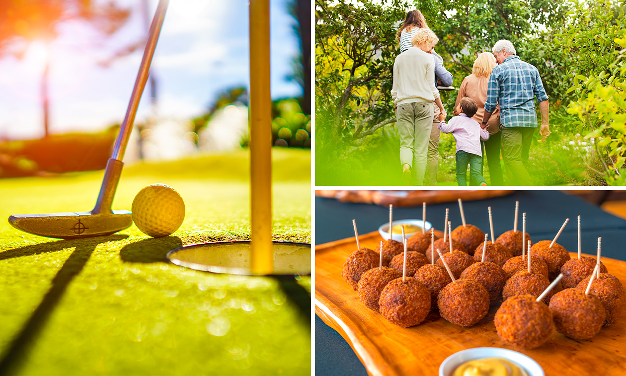 Wandeling of minigolf + drankje + lekkernij bij Pannenkoekenhuys De Pimpernel