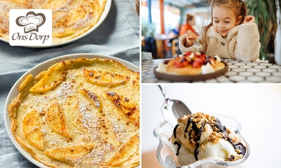 2- of 3-gangen keuzediner bij Pannenkoekhuis Ons Dorp