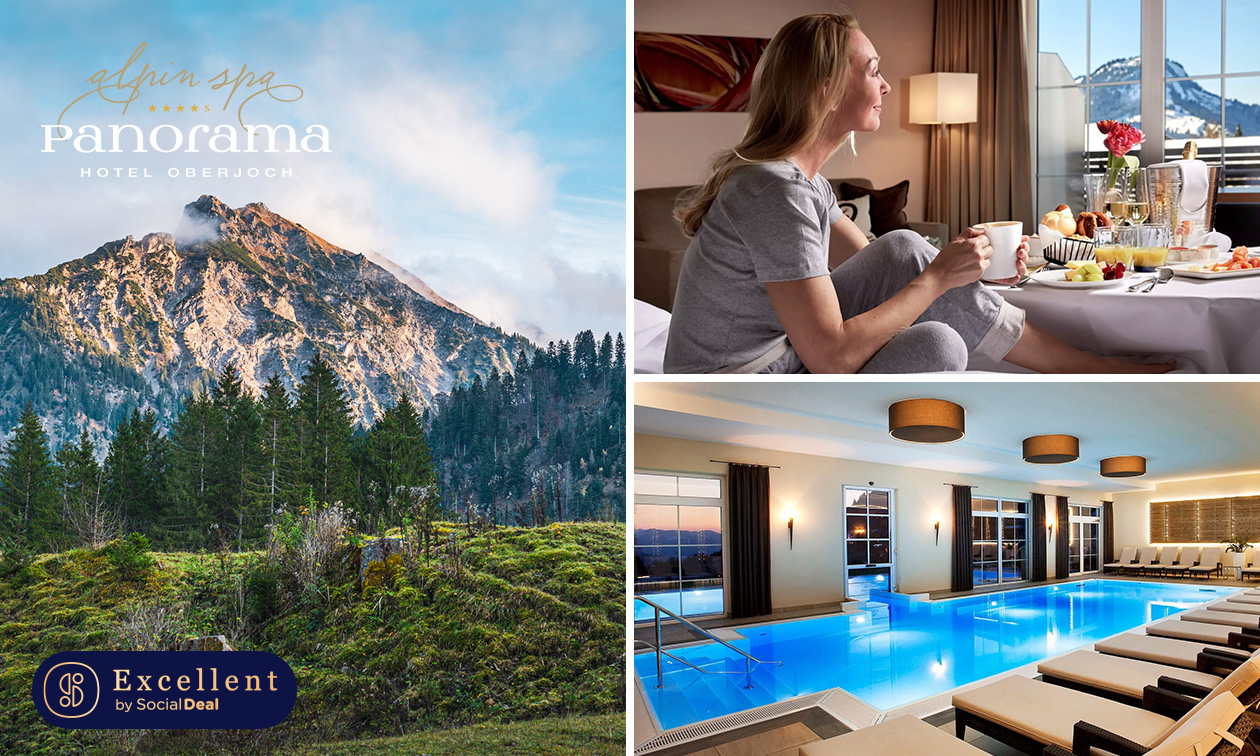 Overnachting voor 2 + ontbijt + Wellness + evt. diner in Allgäu