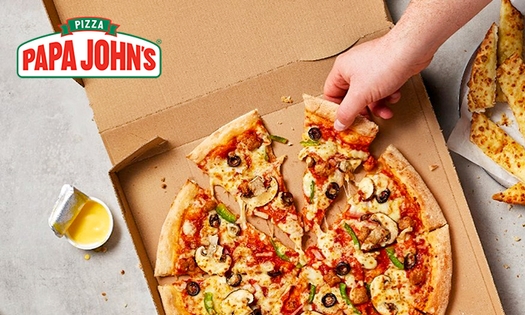 Afhalen: pizza + evt. fris bij Papa John's
