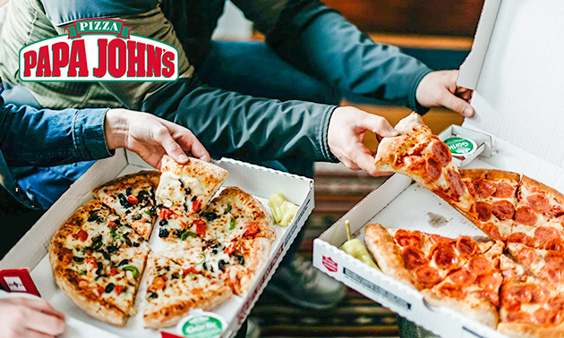 Take-away pizza(s) naar keuze bij Papa John's