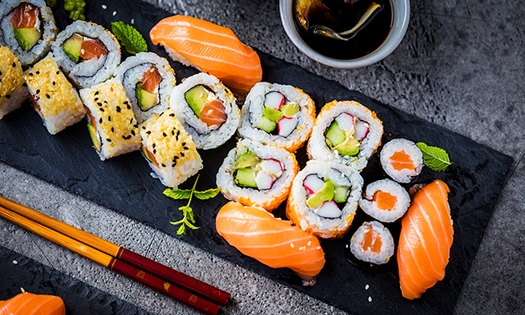 Afhalen: sushibox (32, 48 of 68 stuks) van Paradiso