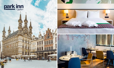 Overnachting(en) voor 2 + ontbijt + late check-out in hartje Leuven