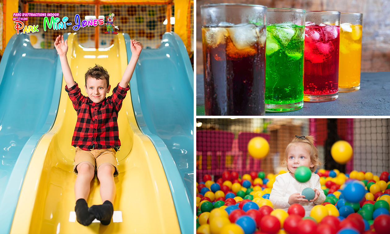 Entrée enfant pour un parc de jeux indoor + boisson + évtl. mocktail à Sombreffe