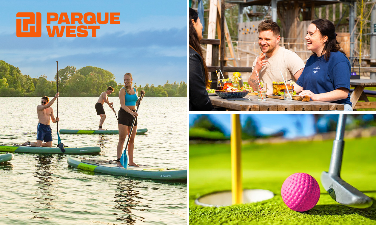 Minigolf (12 holes) of suppen (1,5 uur) + nacho's bij Parque West