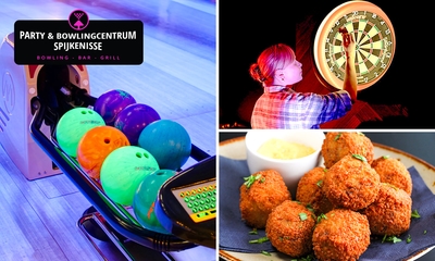 Bowlen (1 uur) + interactive darts (1 uur) incl. portie bitterballen (2 tot 6 personen)