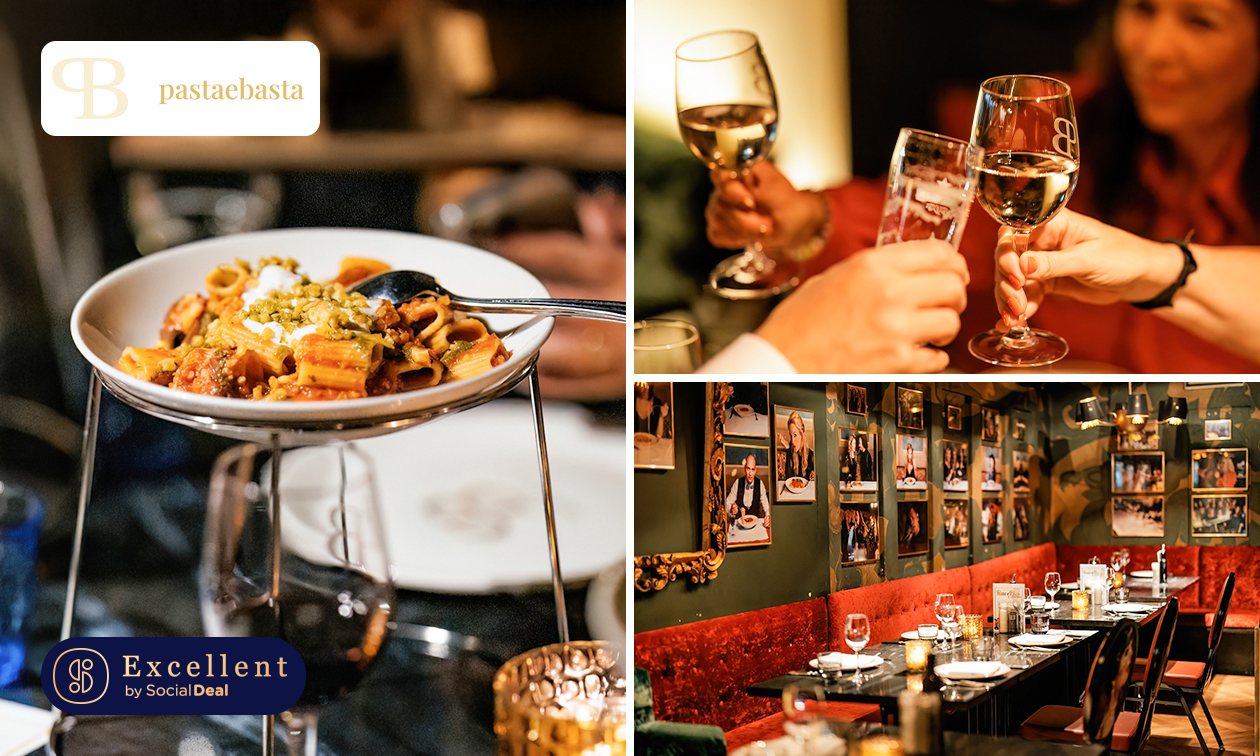 Italiaans 4-gangendiner bij Pasta e Basta