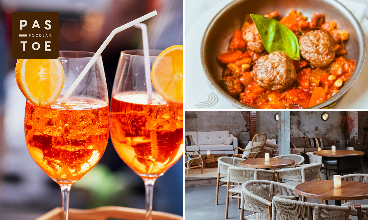 2 cocktails + gerechtje naar keuze bij Pastoe Foodbar