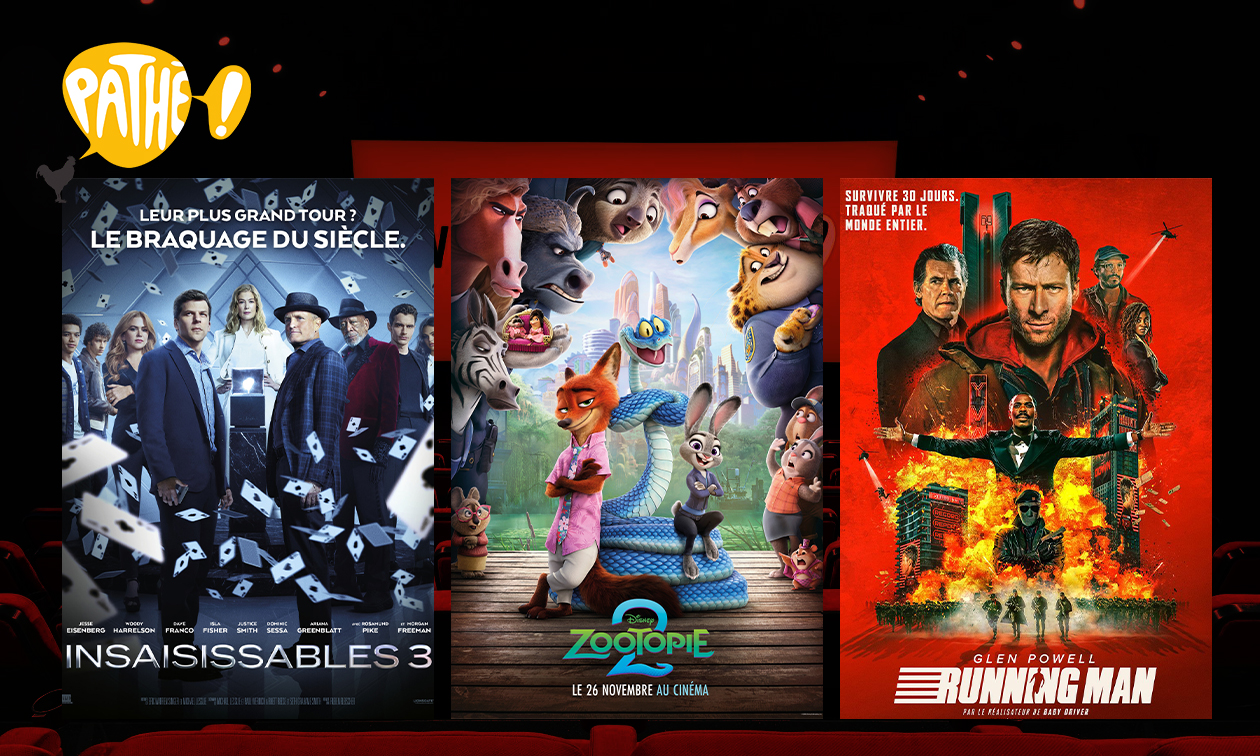 Ticket de cinéma dans un cinéma Pathé en France