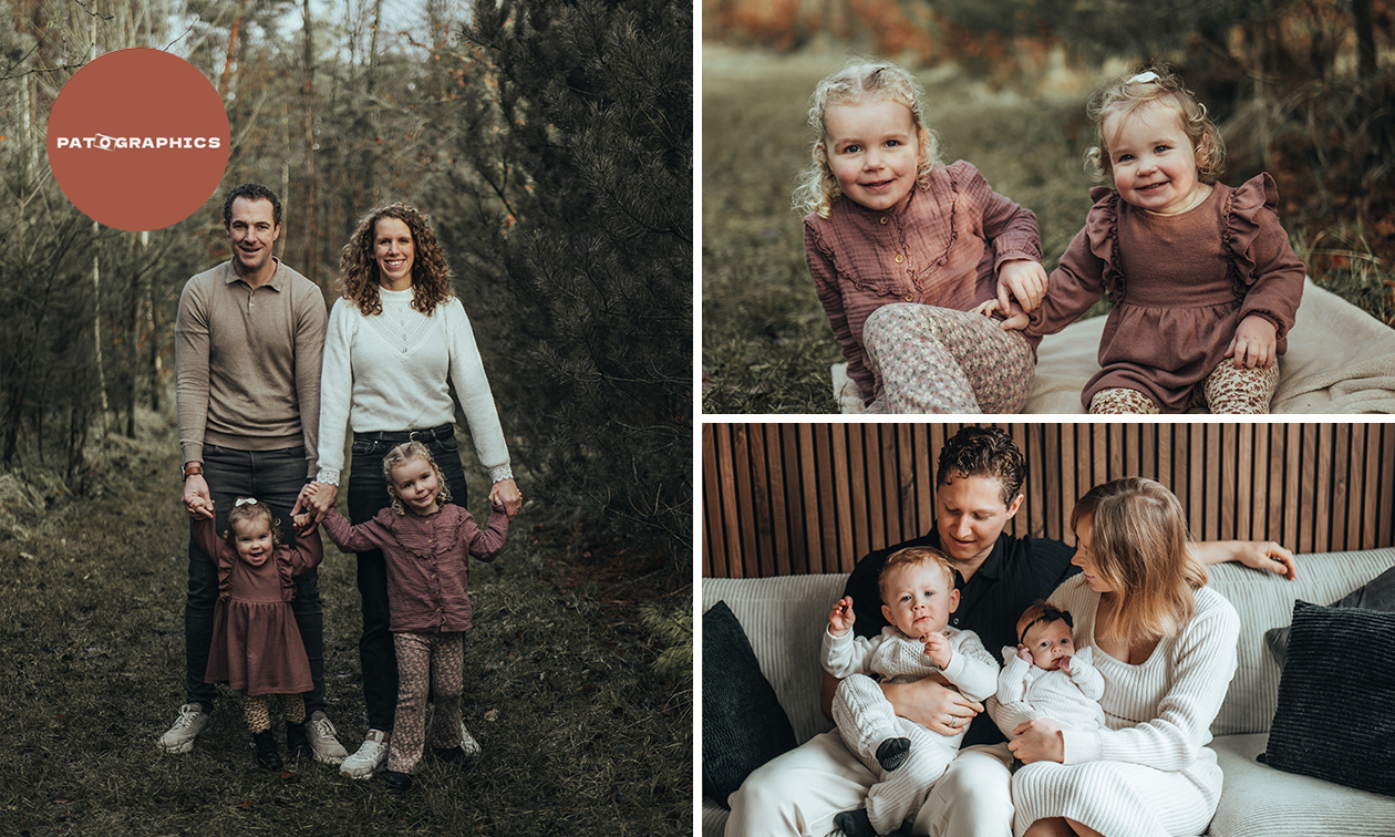 Fotoshoot naar keuze (1 tot 6 personen) + 5 digitale foto's