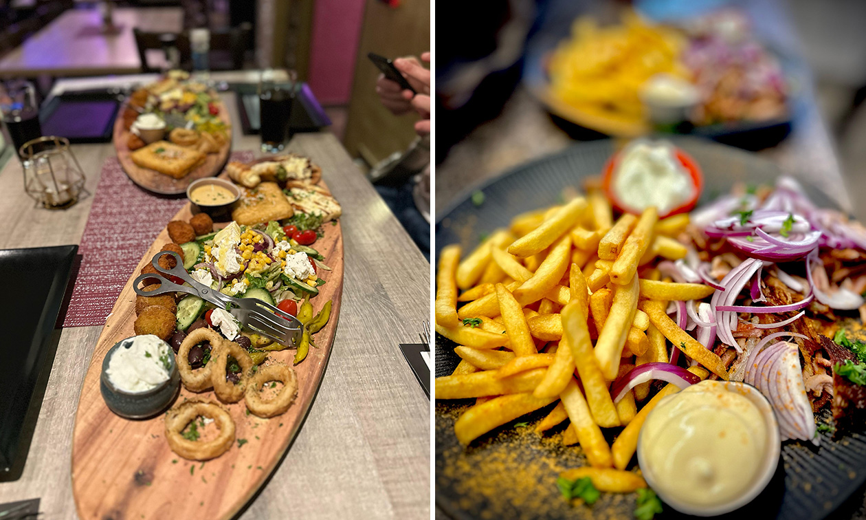 Grieks 3-gangendiner bij Patras Grill Herzogenrath