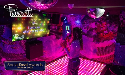 Karaoke voor 6 tot 25 pers. (55 min) bij Pavarotti Kijkduin