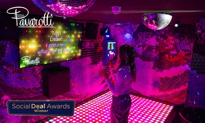 Karaoke voor 6 tot 25 pers. (55 min) bij Pavarotti Kijkduin