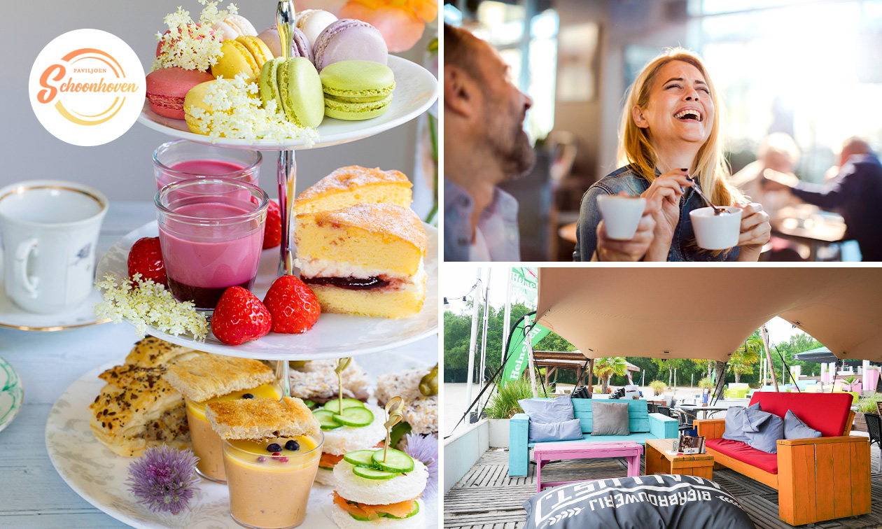 High tea (2 uur) bij Paviljoen Schoonhoven