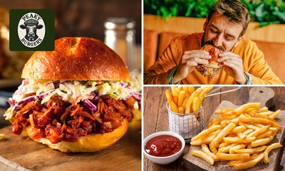 Burger nach Wahl + Pommes + Sauce + Getränk in Viersen