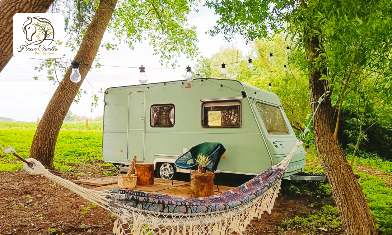 Nuit pour 2 dans une caravane, nettoyage inclus, dans les Ardennes flamandes