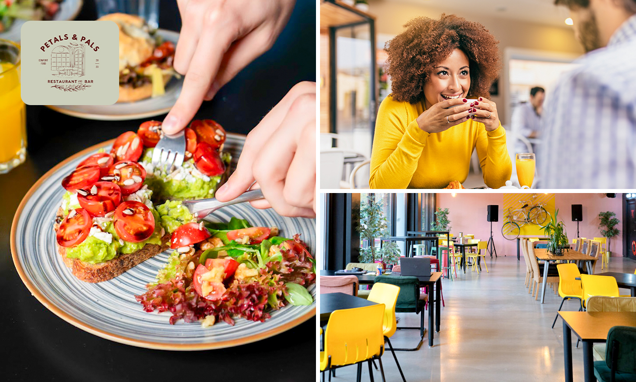 Luxe sandwich naar keuze + verse koffie bij Petals & Pals