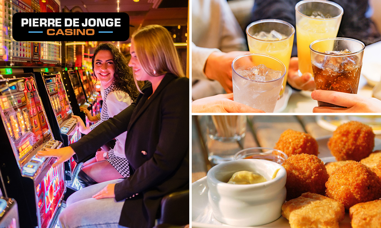 Entree + €15 speeltegoed + hapjes en drankjes