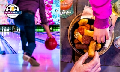 Bowlen voor 2 t/m 7 personen (1 uur) + snacks