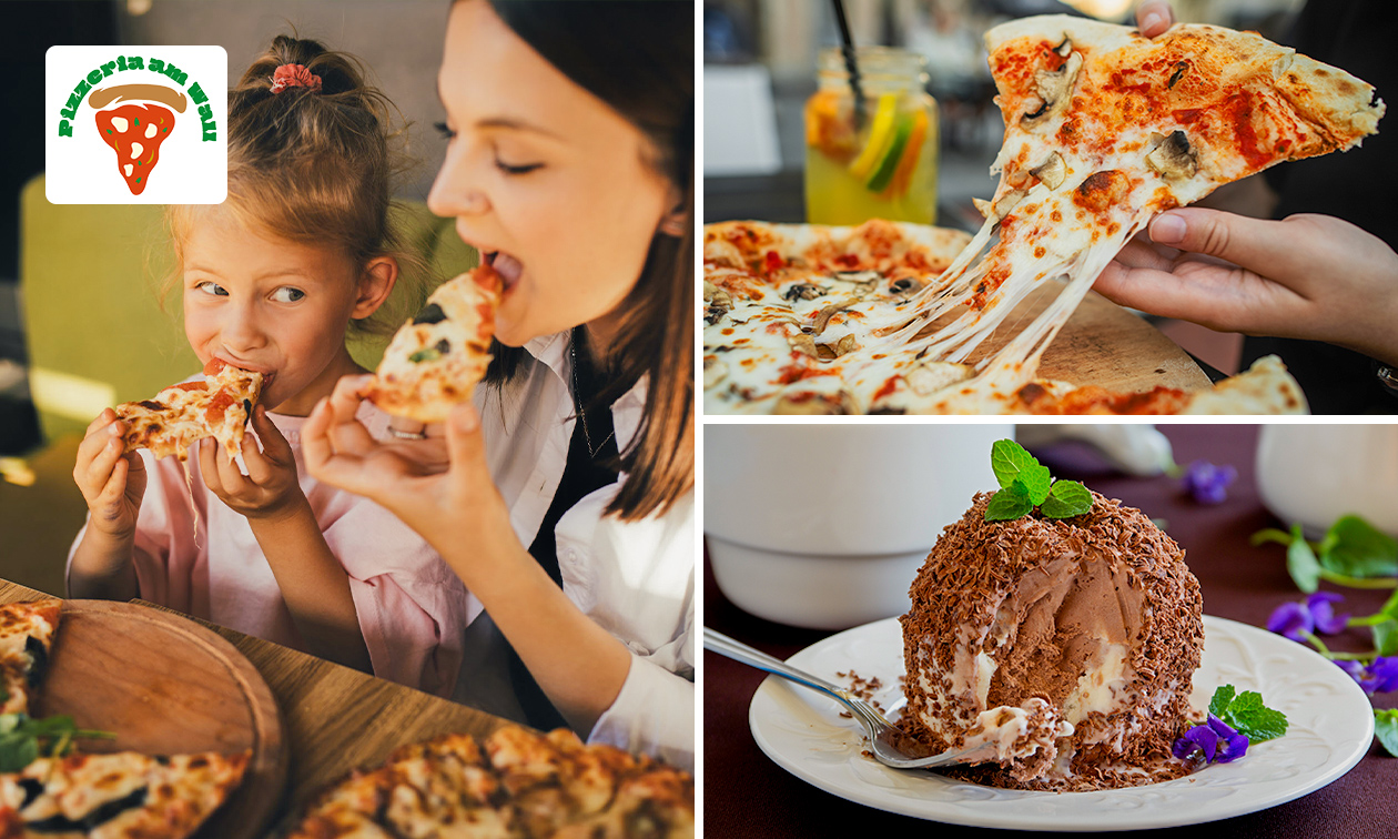 2-Gänge-Pizza-Menü zum Abholen in Dortmund
