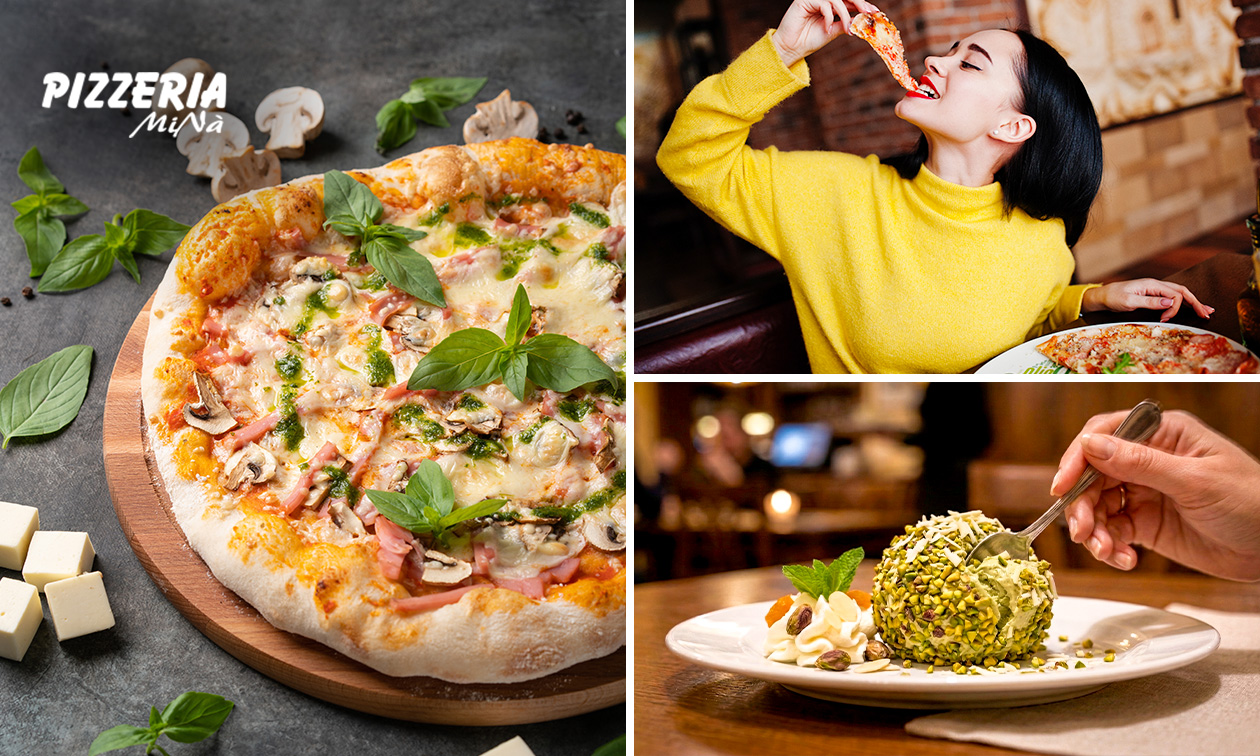 Italiaans 2-gangendiner of -lunch à la carte