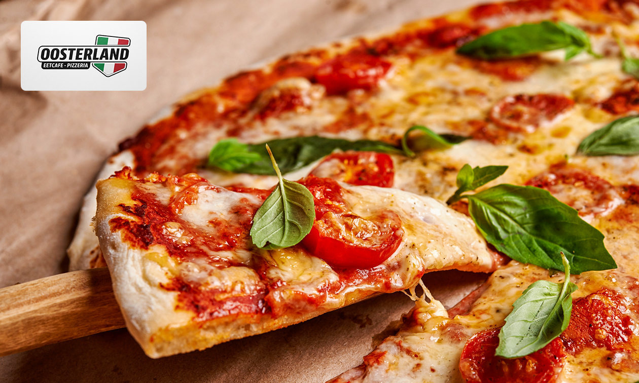 Pizza naar keuze voor afhaal of dine-in