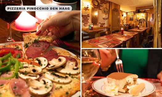3-gangendiner (90+ keuzes) bij Pizzeria Pinocchio