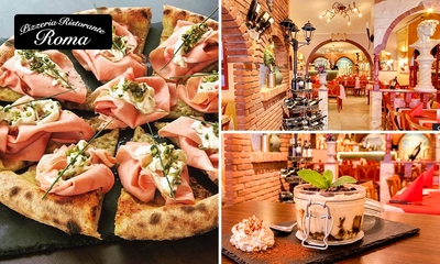 3-gangendiner (60+ keuzes) bij Pizzeria Roma