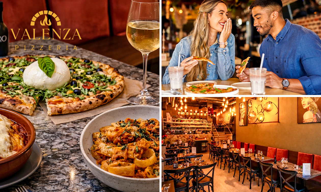 Menu pizza ou pâtes en 2 services à la carte au coeur de Bruxelles