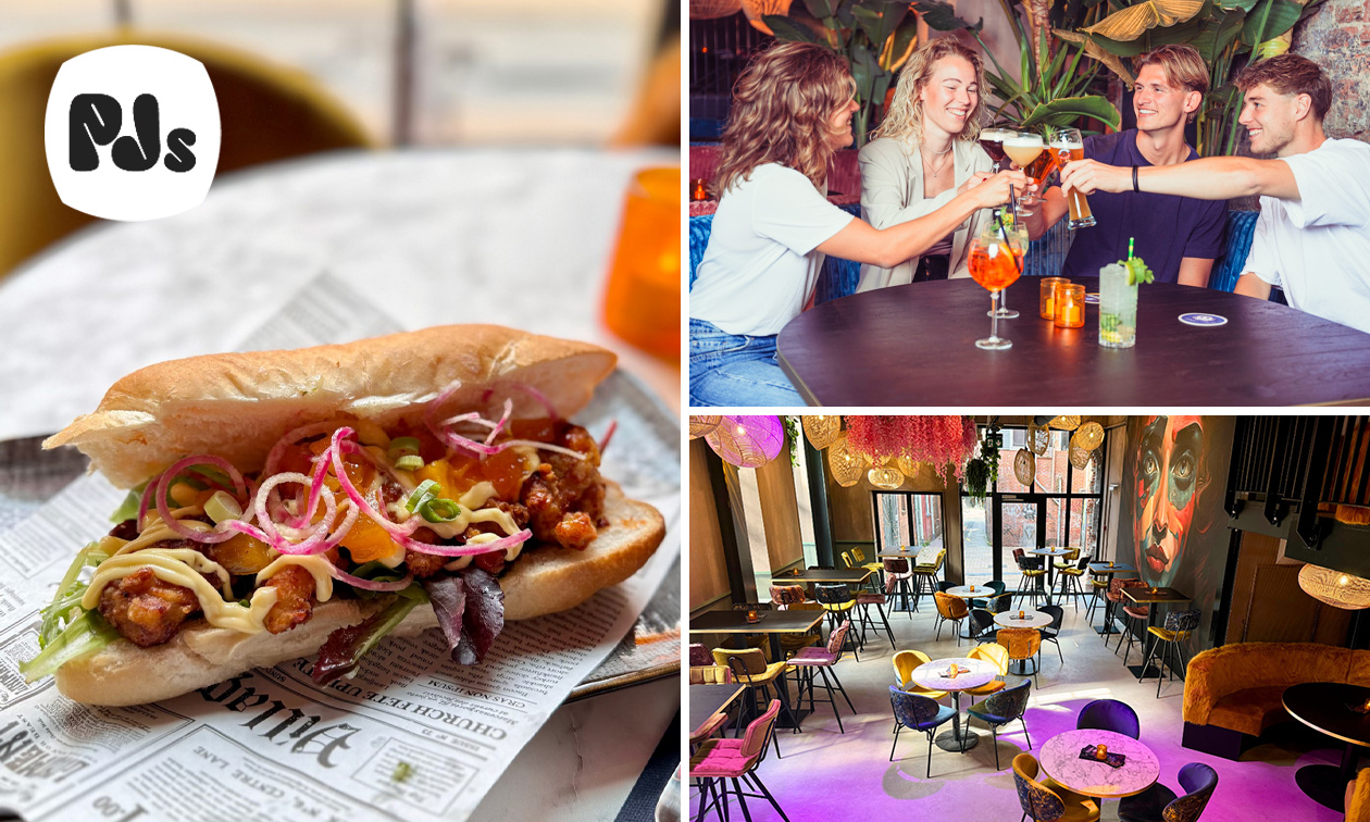 2-gangen keuzelunch bij PJs Restaurant in hartje Groningen