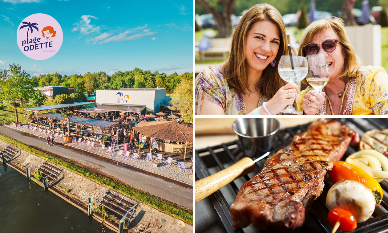 All-You-Can-Eat zomerse tafelgrill + cocktail naar keuze bij Plage Odette