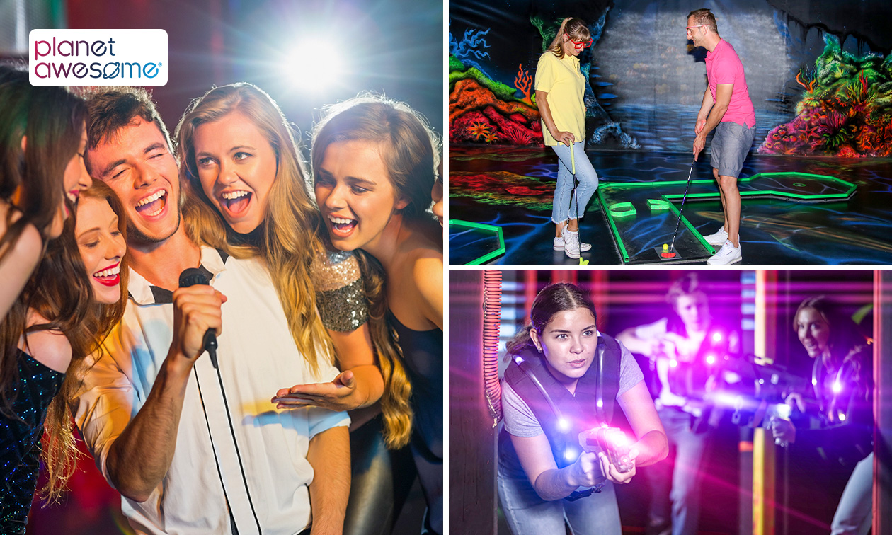 Glow in the dark minigolf, lasergamen of karaoke in hartje Nijmegen