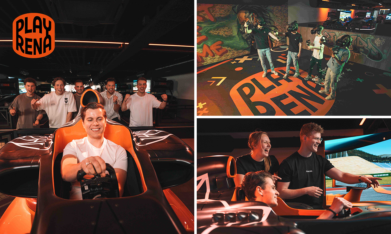 Simracen (30 of 60 min) en/of VR-game naar keuze bij PlayRena