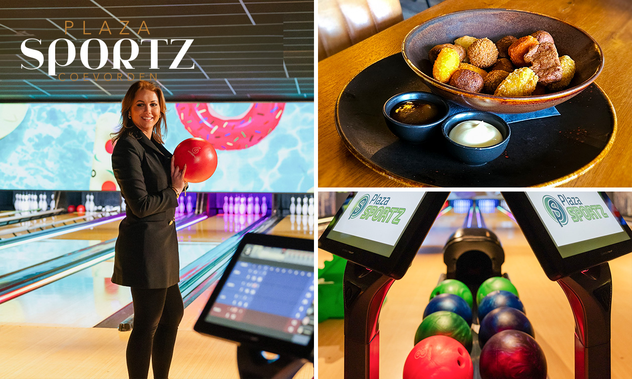 1 uur bowlen voor 6 personen + bitterballen