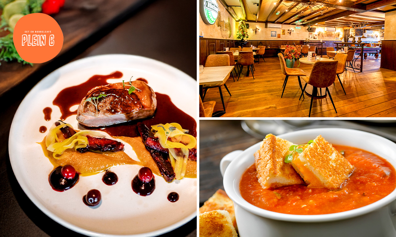 3- of 4-gangenlunch of -diner