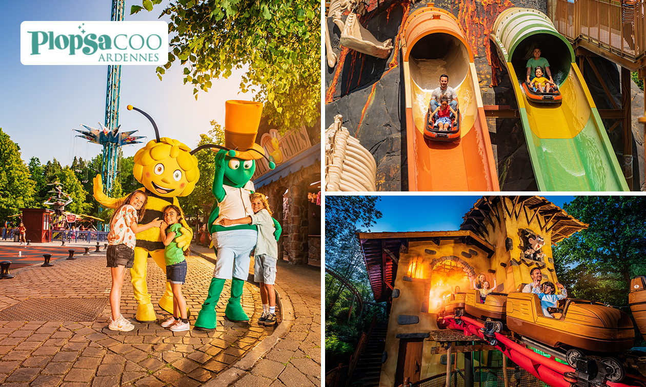 Entreeticket voor Plopsa Coo Ardennes