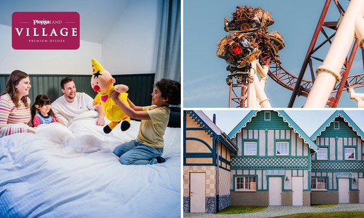 2 overnachtingen voor 4 in Plopsaland Village + entree Plopsaland de Panne + meer