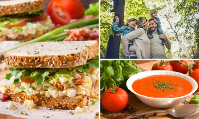 Wandelarrangement incl. lunch of 2x warme drank met huisgemaakte vlaai