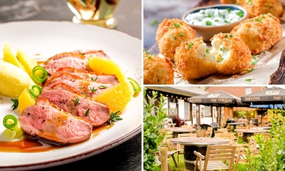 Menu en 2 ou 3 services à la carte près de Durbuy