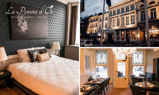 Overnachting voor 2 + ontbijt + glas cava + late check-out in Oudenaarde