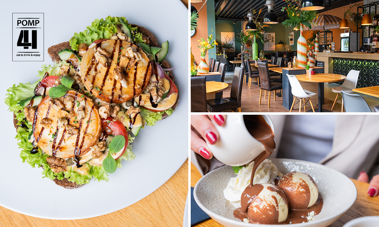 3-gangen keuzelunch bij Pomp 41