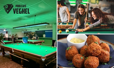 2 uur poolen + 8 bitterballen