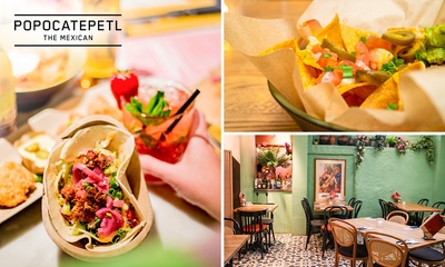 3-gangen keuzediner bij Popocatepetl