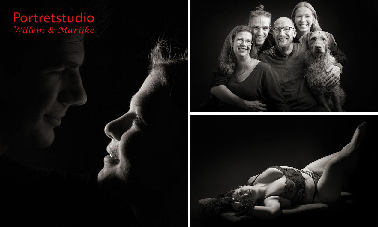 Fotoshoot (1 uur) tot 15 personen OF boudoirshoot (max 2 personen) + digitale foto