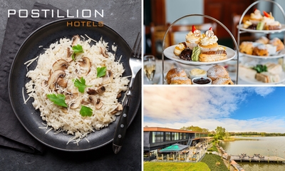 2- of 3-gangen keuzediner of high tea, wine of beer bij Postillion Hotel