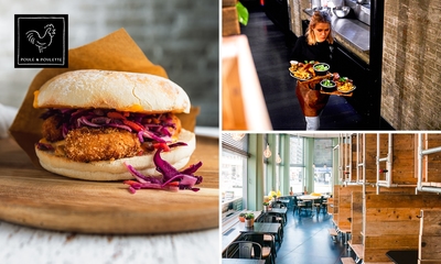 2-gangendiner à la carte + 2 bijgerechten bij Poule & Poulette in hartje Brugge
