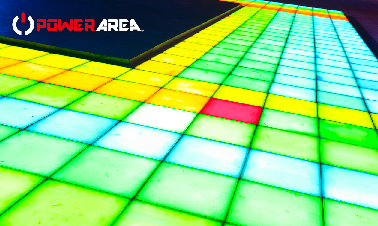 Entree Pixel Play Floor (1 uur) voor 2 tot 8 personen bij Powerarea