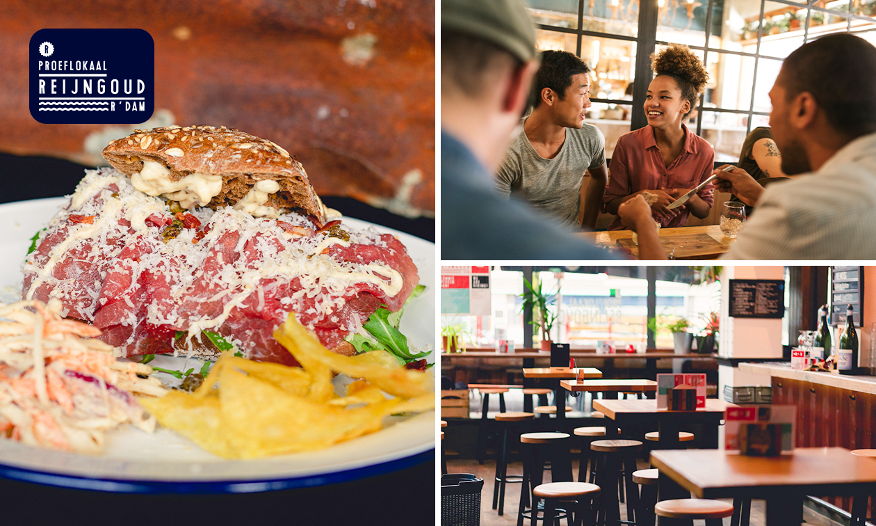 2-gangen keuzelunch bij Proeflokaal Reijngoud in hartje Rotterdam