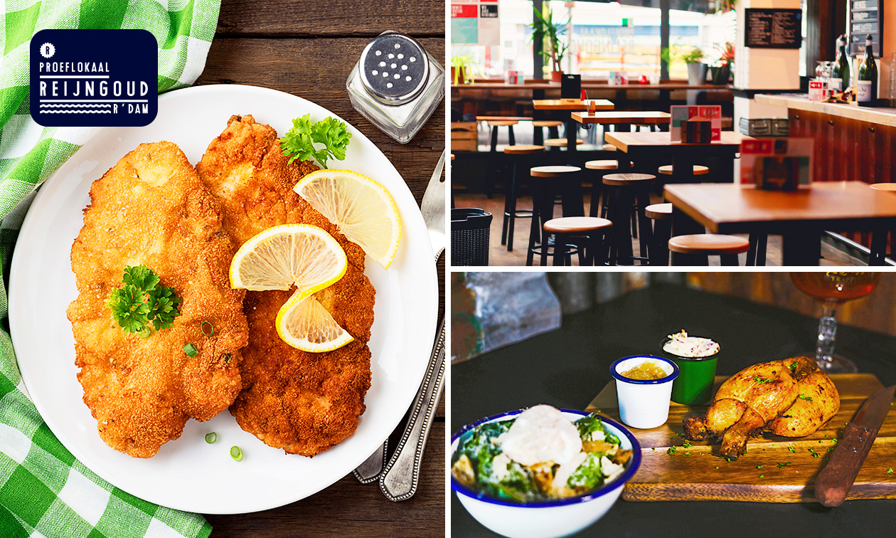 2-gangen keuzediner bij Proeflokaal Reijngoud in hartje Rotterdam